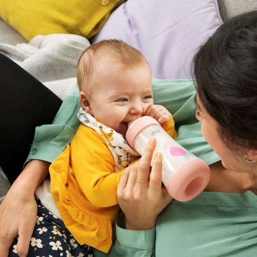 בקבוק לתינוק פרפקט 5 Perfect עם תחתית נושמת להפחתת גזים 300 מ