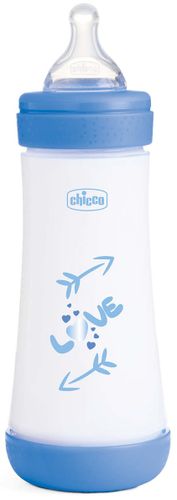 בקבוק לתינוק פרפקט 5 Perfect עם תחתית נושמת להפחתת גזים 300 מ