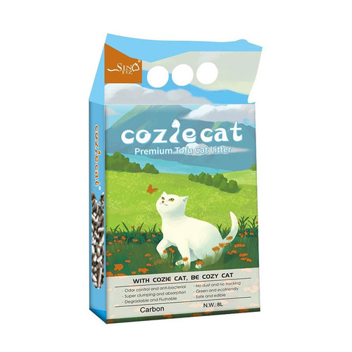 coziecat חול טופו קרבון - חול לחתולים