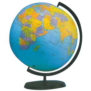 גלובוס כדור הארץ מתנפח בשפה העברית בהיקף 90 ס"מ כולל מעמד