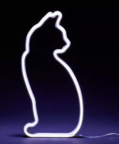 מנורת אווירה חתול ניאון Meow
