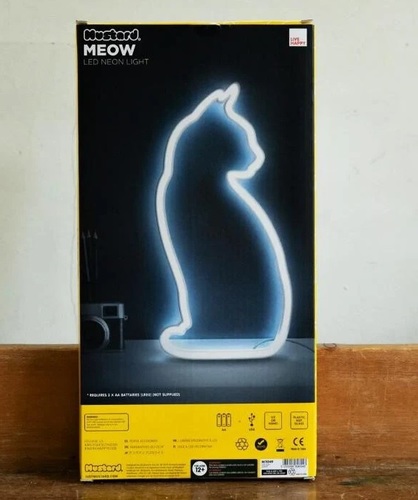 מנורת אווירה חתול ניאון Meow