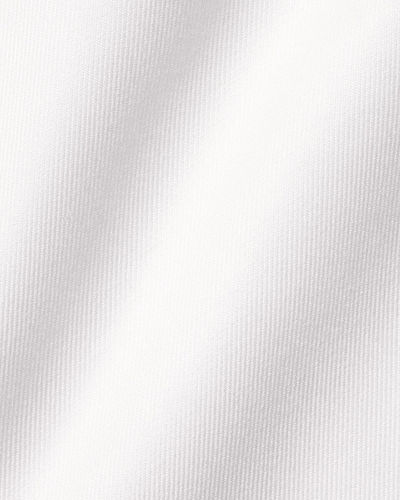 חולצה לבנה טוויל צווארון חתוך גזרת סלים - Twill Slim Fit