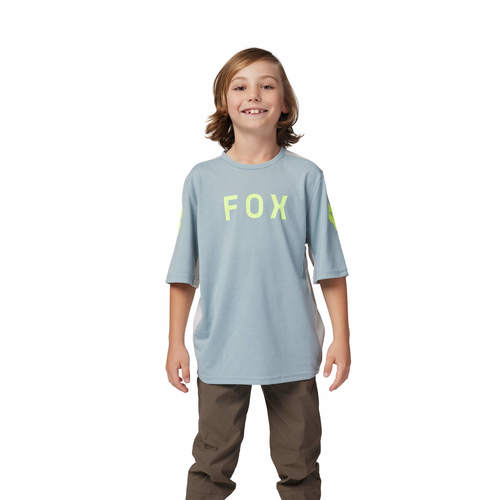 חולצת רכיבה קצרה לילדים פוקס טורקיז  -FOX YTH RANGER SS JERSEY V24