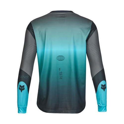 חולצת רכיבה ארוכה לילדים פוקס כחול / שחור  -FOX YTH RANGER LS JERSEY REVISE V24