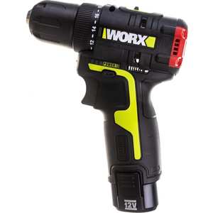 מברגה/מקדחה נטענת 2X2A Brussels 12V דגם WU130 וורקס WORX