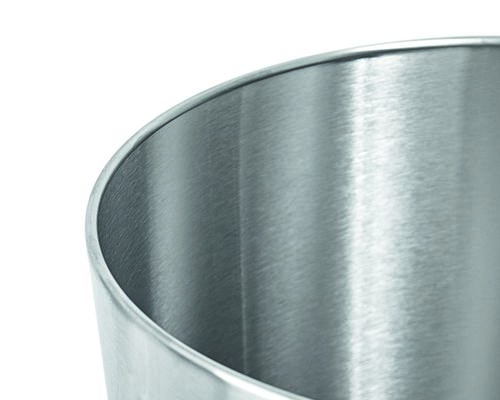 פח עגול כסוף מתכתי PATTON Waste Can