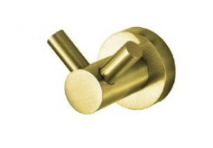 קולב כפול קלאס זהב מט עשוי BRASS מק