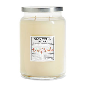 נר שעוות סויה טבעית  Honey Vanilla