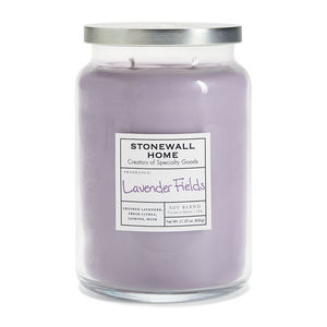נר שעוות סויה טבעית Lavender Fields