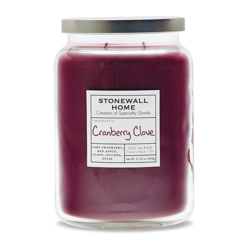 נר שעוות סויה טבעית Cranberry Clove