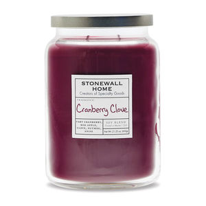 נר שעוות סויה טבעית Cranberry Clove
