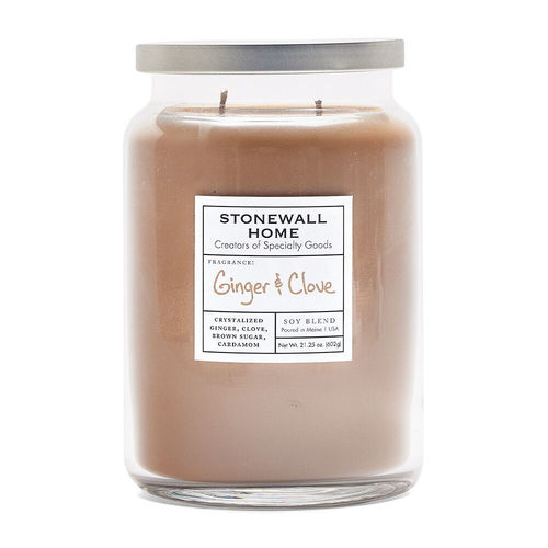 נר שעוות סויה טבעית Ginger & Clove