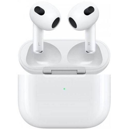 אוזניות Apple AirPods 3 with Lightning Charging Case MPNY3ZM/A True Wireless אפל אחריות DCS