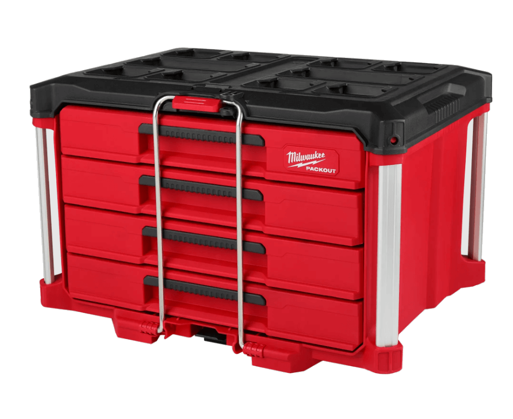 ארגז 4 מגירות Milwaukee PACKOUT 48-22-8444 | ארגז מילווקי