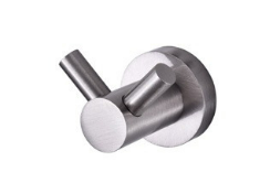 קולב כפול קלאס ניקל מוברש עשוי BRASS מק"ט NK341N 