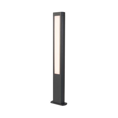  בולרד לד אפור BOX 12.5W, אור חם 