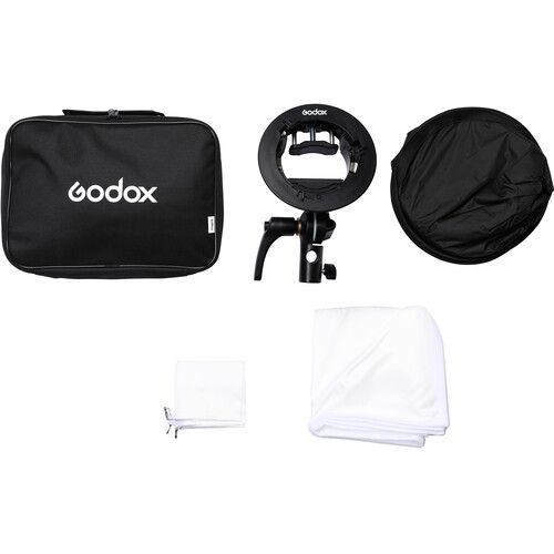 ערכת חיבור S2 לפלאש + סופטבוקס 80x80 - דגם Godox SGUV8080