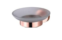 סבוניה זכוכית קלאס רוזגולד עשוי BRASS מק"ט NK324R 