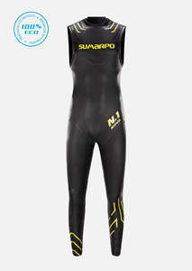 חליפת שחיה ללא שרוולים איכותית NOVA SLEEVELESS MAN ברמה גבוהה,אריגי ניאופרן אקולוגיים,גמישה ונוחה מאוד