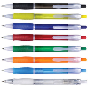 "דומינו" עט פלסטיק קל במיוחד עם כרית ריפוד לאחיזה נוחה