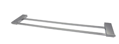 מוט כפול 60 ס"מ זינה ניקל עשוי BRASS מק"ט Z9848 