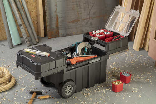 מסטרלאודר- ארגז כלים מקצועי על גלגלים KETER Masterloader Portable Tool Box Solution