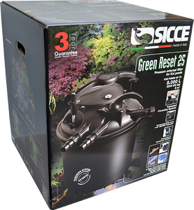 Green Reset 25L פילטר לחץ+נורת 10 וואט