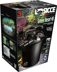 Green Reset 40L פילטר לחץ+ נורת 20 וואט