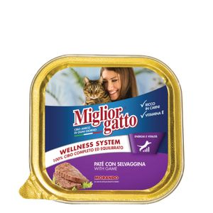 מיגליור גטו שימור מעדן חתול צייד 100 גרם