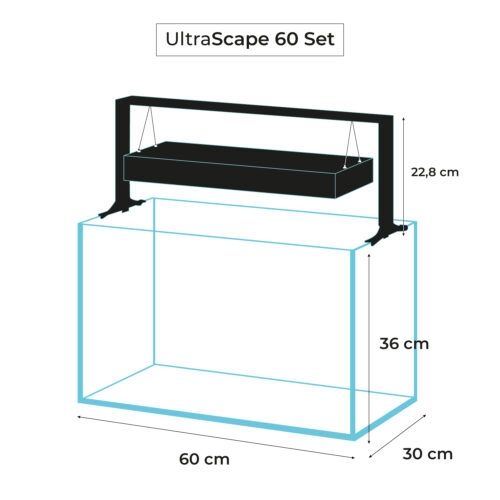 אקווריום UltraScape 60 forest set 