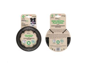 טבעת דנטלית שחורה M למשחק בטעם בקר 15 ס"מ  