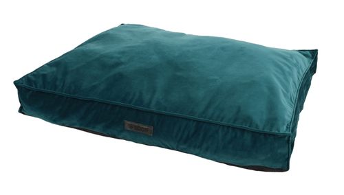 כרית קטיפה מלבנית לכלב צבע כחול WOOFF - 55X75X15CM M