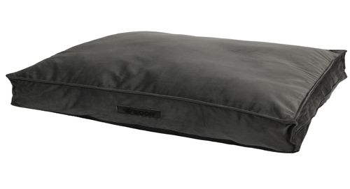 כרית קטיפה מלבנית לכלב צבע פחם WOOFF - 70X110X15CM XL