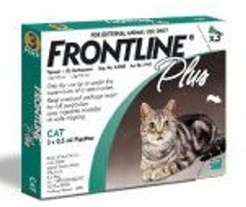 Frontline טיפות - טיפול בפרעושים וקרציות לחתולים