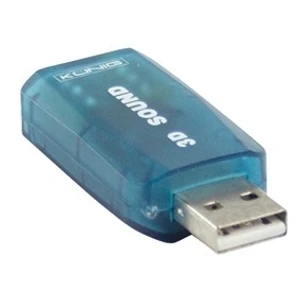 מתאם USB לאודיו - אוזניות + מיקרופון (כרטיס קול USB) Dagan CMP-SOUNDUSB