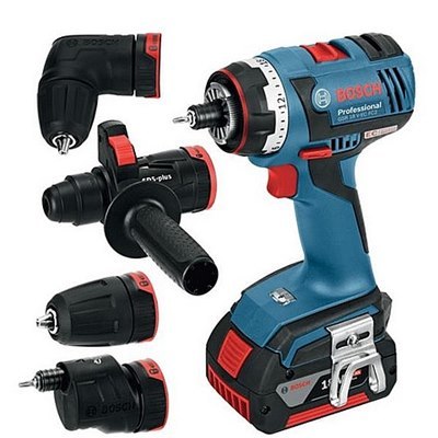 מברגה מודולרית נטענת + 2 סוללות BOSCH GSR 18V EC FC2 4AH