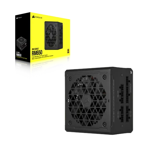 ספק כח מודולרי מלא Corsair RM650 650W 80 PLUS Gold ATX 12cm Fan