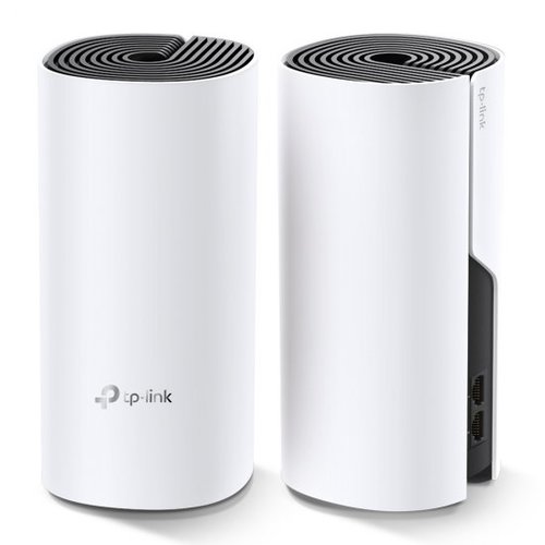 ראוטר אלחוטי TP-Link 802.11ac AC1200 Whole Home Mesh Wi-Fi System Deco M4 - שתי יחידות באריזה