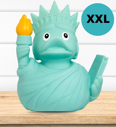 ברווז גומי ענק XXL - חירות ירוק