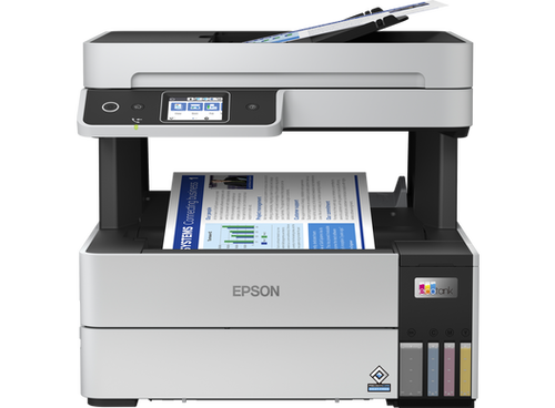 מדפסת ‏הזרקת דיו ‏משולבת Epson EcoTank L6490 אפסון