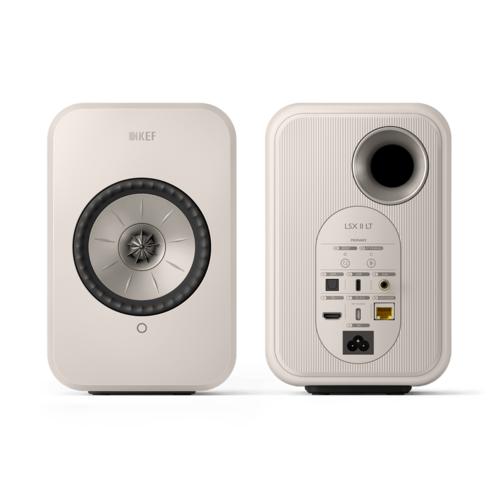 Kef LSX II LT white back