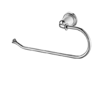 מחזיק נייר אריסטו ניקל משולב לבן עשוי BRASS מק"ט 40051