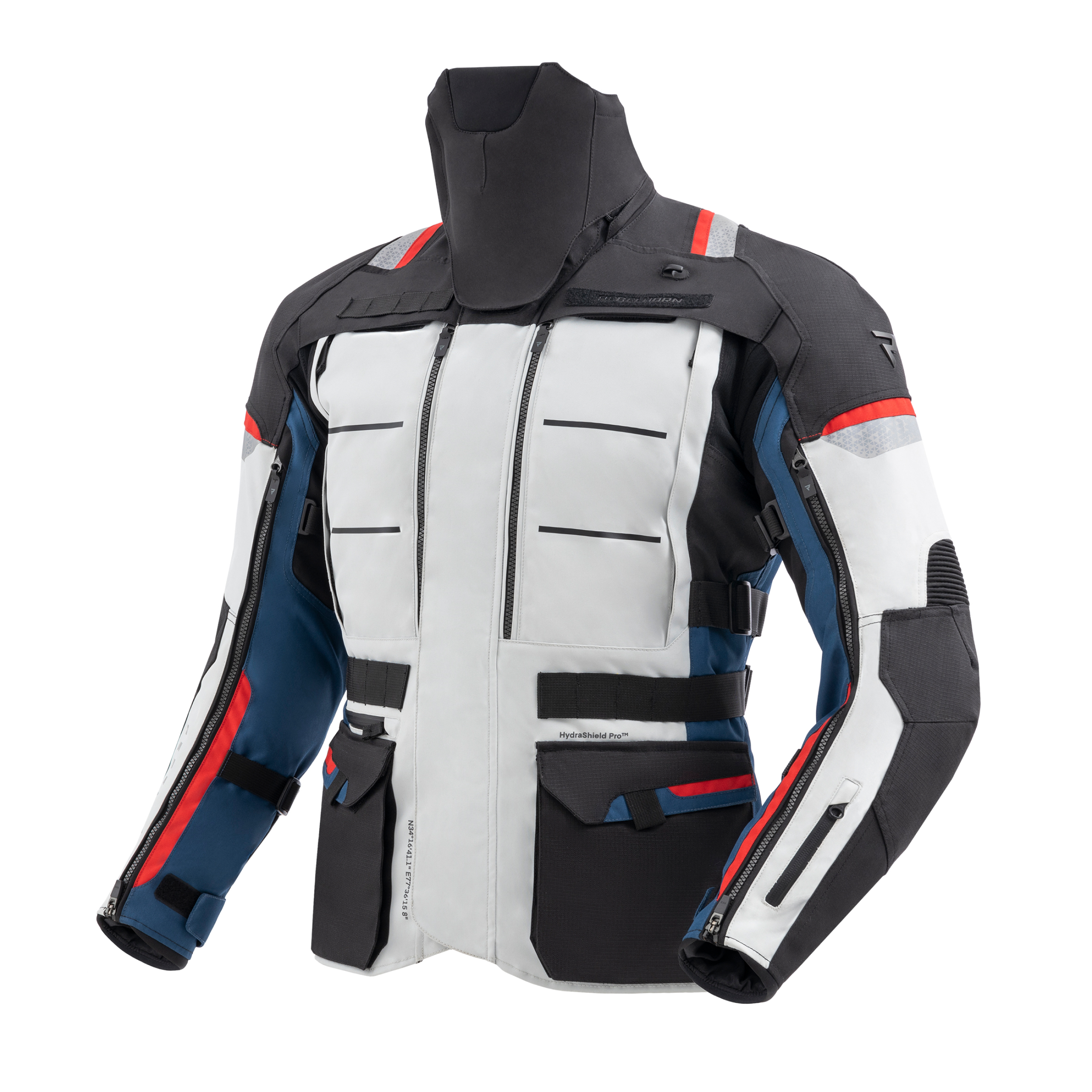 מעיל רב עונתי רבל הורן כחול / אפור / אדום - REBELHORN CUBBY V JACKET