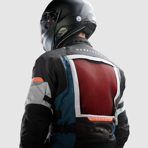 מעיל רב עונתי רבל הורן כחול / אפור / אדום - REBELHORN CUBBY V JACKET