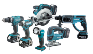 סט ליתיום 6 כלים MAKITA DLX6068T 18V
