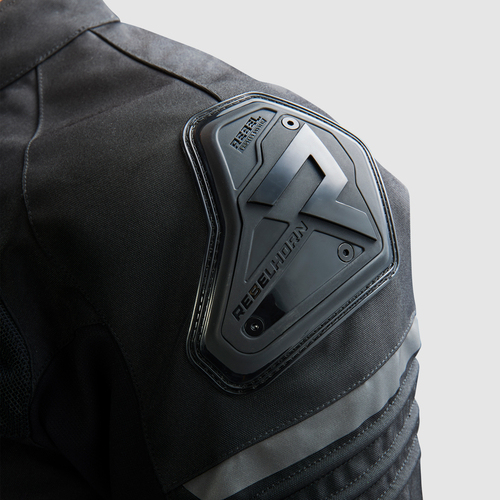 מעיל קיץ רבל הורן שחור - REBELHORN VANDAL MESH JACKET
