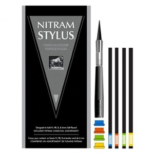 סט 4 פחמים+מחזיק פחם NITRAM STYLUS