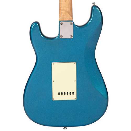 זוית נוספת Vintage V60 ReIssued Vibrato Electric Guitar ~ Candy Apple Blue