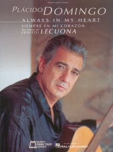 ספר תווים Placido Domingo: Always in my Heart (Piano/Vocal)